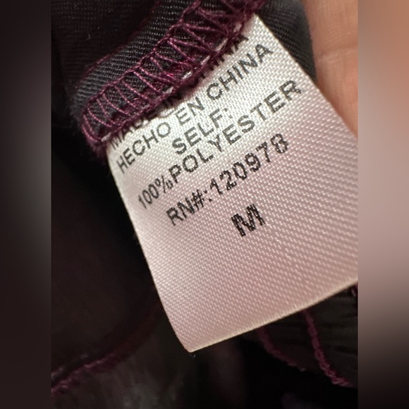 Entro M Cropped Corset Balloon Sleeve Iridescent Whimsigoth Shimmer Blouse - Picture 11 of 15